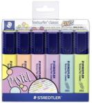STAEDTLER Szövegkiemelő készlet, 1-5 mm, STAEDTLER Textsurfer Classic Pastel 364 C, 6 különböző szín (364 CWP6)