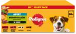 PEDIGREE PEDIGREE® felnőtt kutyáknak szánt nedves eledel, különböző ízekben, szószban, 80 x 100 g