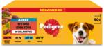 PEDIGREE PEDIGREE® felnőtt kutyáknak szánt nedves eledel, különböző ízekben, zselében, 80 x 100 g-os tasakokban