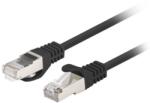 Lanberg Patch Cord Lanberg PCF6-20CC-0100-BK, CAT. 6, FTP, 1 m, Black, 10buc (PCF6-20CC-0100-BK)