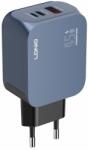 LDNIO Q6 45W GaN hálózati gyorstöltő többportos kialakítással (USB-C + Lightning + USB-A)