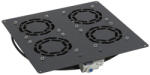 Legrand Rackszekrény ventilátor 19" - 4 ventilátor, termosztát, 320m2 /óra, (Linkeo álló rack szekrényekhez) (646431) - pixel