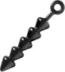XR Brands - Spades - dildo anal cu mărgele (negru) (848518019424)