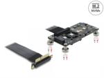 Delock PCI Express 3.0 x4 la M. 2 Key M cu fan + cablu 10cm, Delock 64357 (64357)