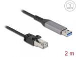 Delock Cablu de retea USB 3.1-A la RJ45 Gigabit LAN 2m, Delock 60756 (60756)
