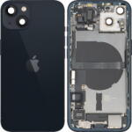 Apple Piese si componente Capac Baterie Apple iPhone 13, Cu Carcasa Mijloc, Full Parts, Negru (Midnight), Swap (cb/369190/fullp/sw) - pcone