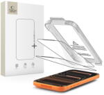 Tech-Protect Sticlă securizată Tech-Protect Quick Set+ pentru iPhone 17 Pro, pachet 2 bucăți, aplicare rapidă, neagră - pcone