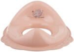 MALTEX WC Szűkítő Fogantyúkkal Minimal Elefánt Peach Rose - Biztonságos és Kényelmes WC-redukció Gyerekeknek, Biliről WC-re Szoktatáshoz