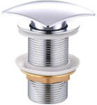 Viva Style Klikk - klakk leeresztő - SZÖGLETES - KRÓM - túlfolyó NÉLKÜLI modókagylóhoz - 5/4 (31QEB060M) - gardenet