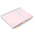 Pukka Pad Spirálfüzet "Pasztell projektkönyv", vegyes, A4, vonalas, 100 lap