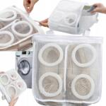 Piambo Cipőmosó Háló Mosógépben Cipőzsák Cipzáras Táska (5572)