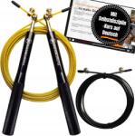  Ugrálókötél acél zsinórral felnőtteknek Forma 2026 crossfit box Sárga 17cm (B0CW273LVV)