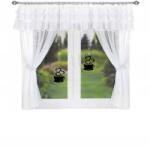 Xzhome Függöny Dekorációs Szett Áttört Medálokkal Elegáns Dekoráció (508)