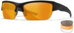 Wiley X® Ochelari sport Valor 2.5 Wiley X®, 3 lentile (Culoare: Negru, Lentile: Cristal + Gri fumuriu + Light Rust Portocaliu)