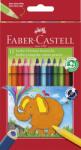 Faber-Castell Színes ceruza készlet 12db-os háromszögletű Jumbo (116501)
