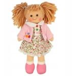 Bigjigs Toys Poppy Puha baba virágos ruhában Rongybaba BigJigs (BJD005)