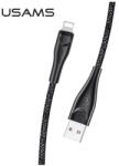 USAMS Braided U41 Lightning kábel 3m 2A Fast Charge SJ397USB01 (US-SJ397) fekete (SJ397USB01)