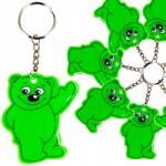  Fényvisszaverő Medál Lánccal Fényvisszaverő Medál Kulcstartó Maci 7CM (481536)