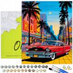 Oh Art! Festés Számok Alapján Autó Festmények Számok szerint OhArt kerettel (Malowanie po numerach Miasto 40x50 Oh Art)