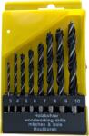 Fieromania Set de burghie 3-10 mm, 8 bucati, negru Burghiu