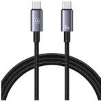 USAMS kábel USB-C to USB-C 60W 1.2m Fast Charging steel/tarnish SJ661USB01 (US-SJ661) (SJ661USB01)