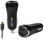 Beline Ład. sam. Beline töltő 2xUSB + microUSB 2, 1A fekete (CC10 2xUSB microUSB)