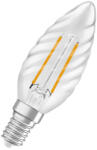 OSRAM LED izzó B35 E14 gyertya 1.8W = 25W 250lm 2700K Meleg 320° Izzószálas, szabályozható fényerejű SUPERSTAR Osram (4099854445750)
