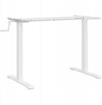 vidaXL Állítható Íróasztal Keret 94-135x60x70-114 CM Fehér Álló Munkához (4005340)