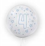 2MStalSystem Lufi 45 CM - Szám 4 Csillag Kék Tubus