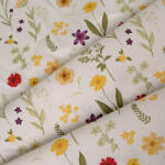 Takoy Popelín pamut anyag Lena fehér