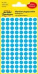 Avery-Zweckform Etikett, 8 mm, kör, AVERY ZWECKFORM, kék, 416 etikett/csomag (AY3011) - officesprint