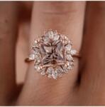 Shein Díszített Cirkónia Gyűrű