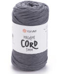 YARNART Macrame Cord 3 mm - Középszürke
