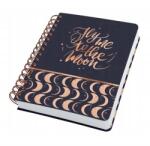 Sigel Spirálfüzet "Jolie", Holdfény Dallam, A5, pontozott, 120 lap, keményfedeles (JN625)