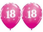 Qualatex Szám, Számos lufi 11" 28cm 6db 18-as számmal, 53445 (LUFI151096)