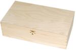  Fa borosdoboz 2 palackra 35x20x9.8 cm (borosdoboz zárral)