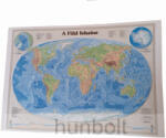  Világtérkép fóliázott asztali könyöklő 50x32 cm