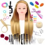  Edzés Fodrász Fej Haj Szintetikus Fogantyú Hajvágó Fej