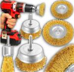 Coofix Drótkefe Csavarbehajtó Fúrógép Fém Drótkefe Készlet (SZCZOTKI DRUCIANE NA WKRĘTARKĘ)