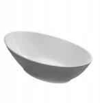 Swiss Meyer Mosdókagyló fehér, ovális konglomerátum 63x34 Pov Swiss Meyer (5903631558726)