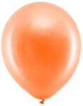  Rainbow Balloons 23cm metál, narancssárga (1 db / 100 db. ) (RB23M-005)