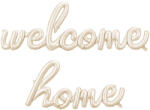  Fólia lufi Welcome Home, 335x71 cm, cappuccino (FB272S-033J)