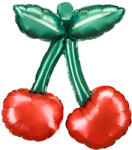  Fóliás lufi Cseresznye füzérekhez, 28x31 cm, mix (1 pkt / 3 db. ) (FB289)