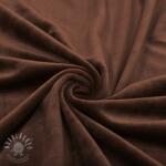  Elasztikus bársony anyag VELVET STRETCH dark brown
