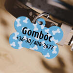 NagyAjándék Csont alakú kutyabiléta - kék