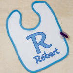 NagyAjándék Neves bébi előke - kék