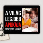 NagyAjándék A világ legjobb apukája hűtőmágnes