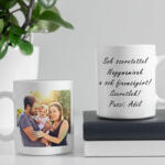 NagyAjándék Fényképes bögre felirattal