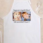 NagyAjándék Fényképes kötény 2 képpel