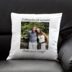 NagyAjándék Fényképes kispárna négyzetes képpel